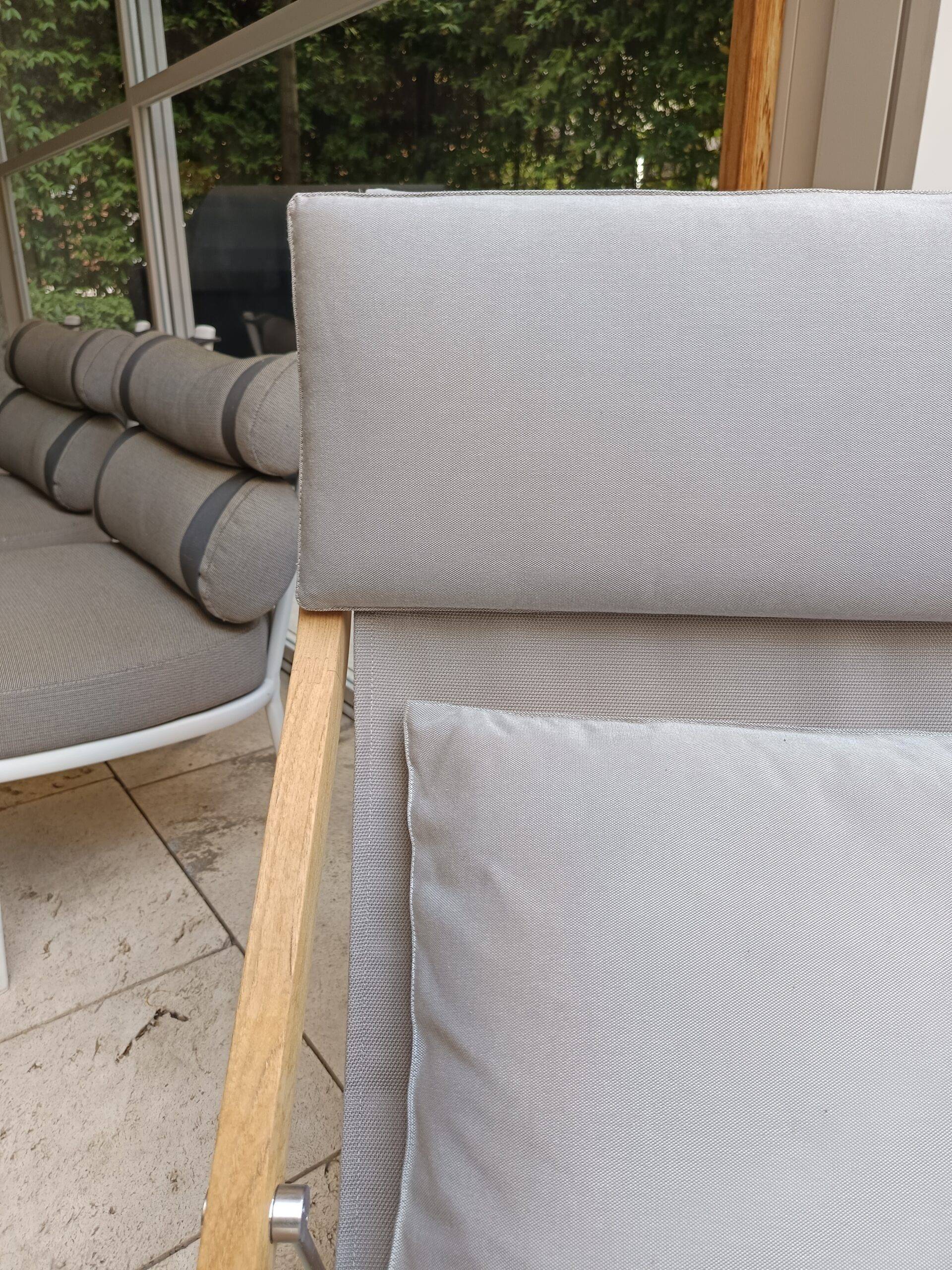 DEDON 'SEAYOU' FOLDING CHAIR