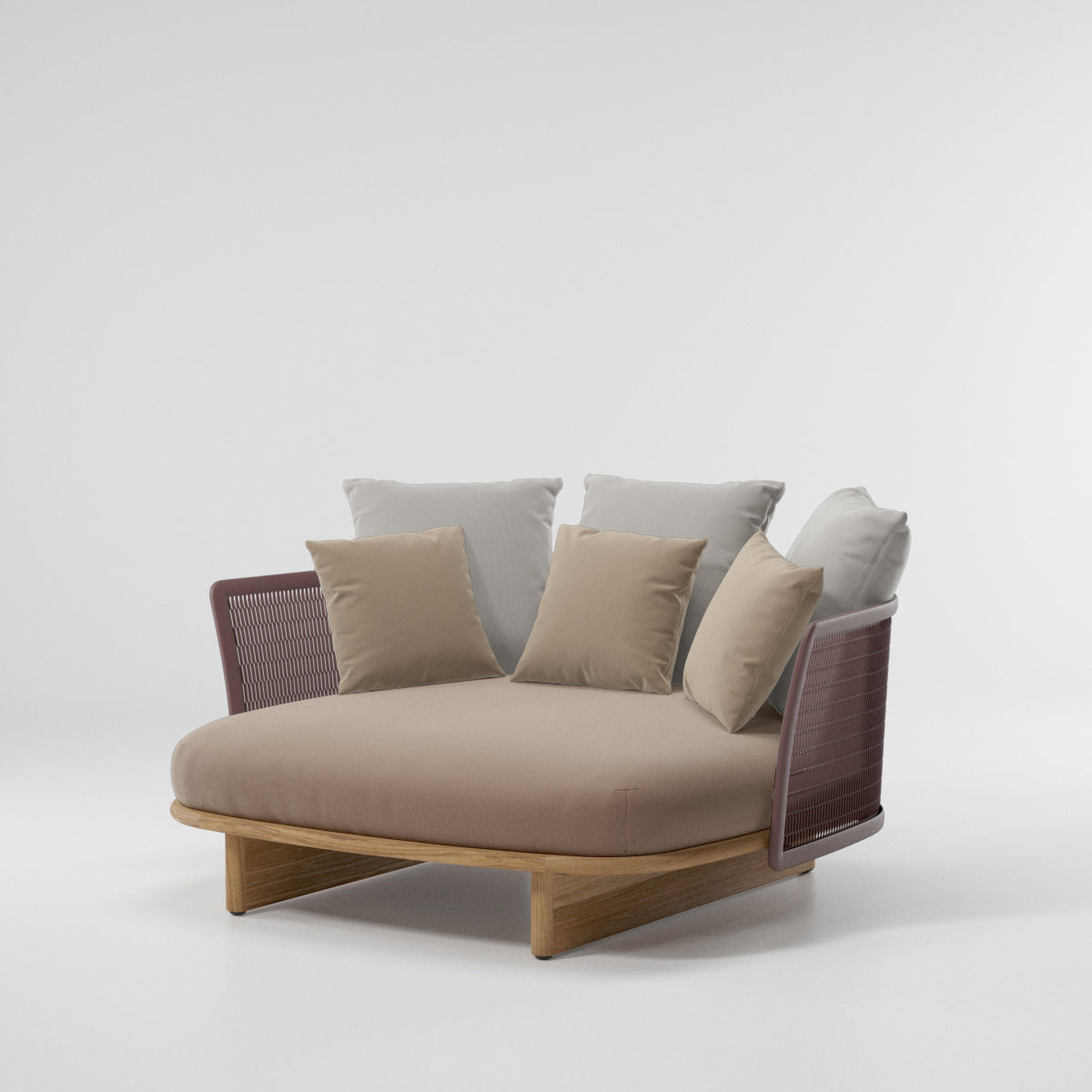 Daybed Mesh | Structure 19C | Teak foot T01