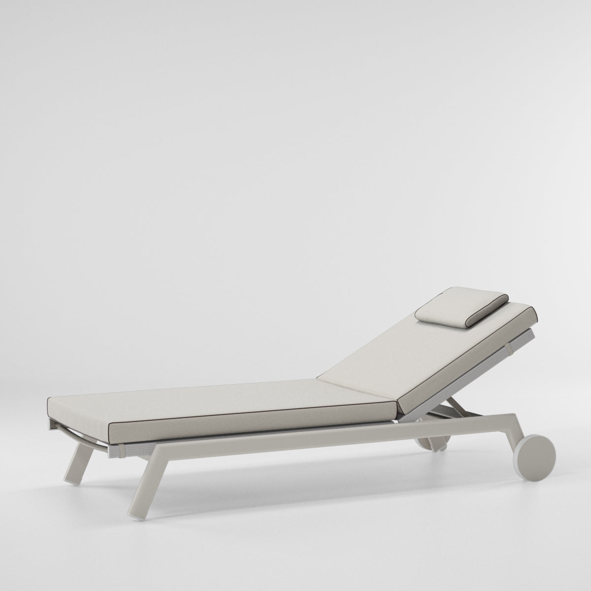 Molo lounger with wheels | Frame 04C | 564 Parallel Pads