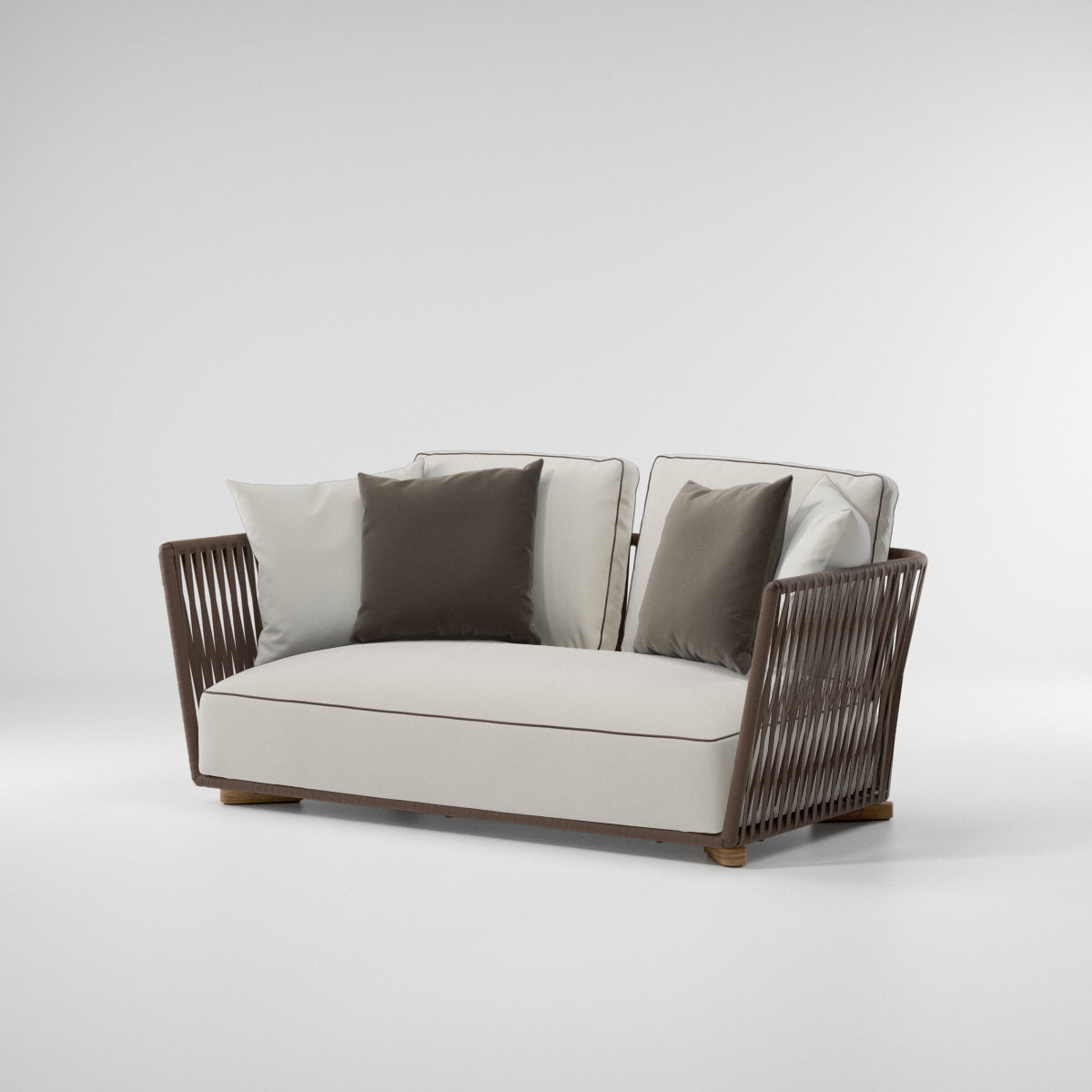 Sofá de 2 plazas Grand Bitta | Cuerda Z09 | Cojín de asiento 03L