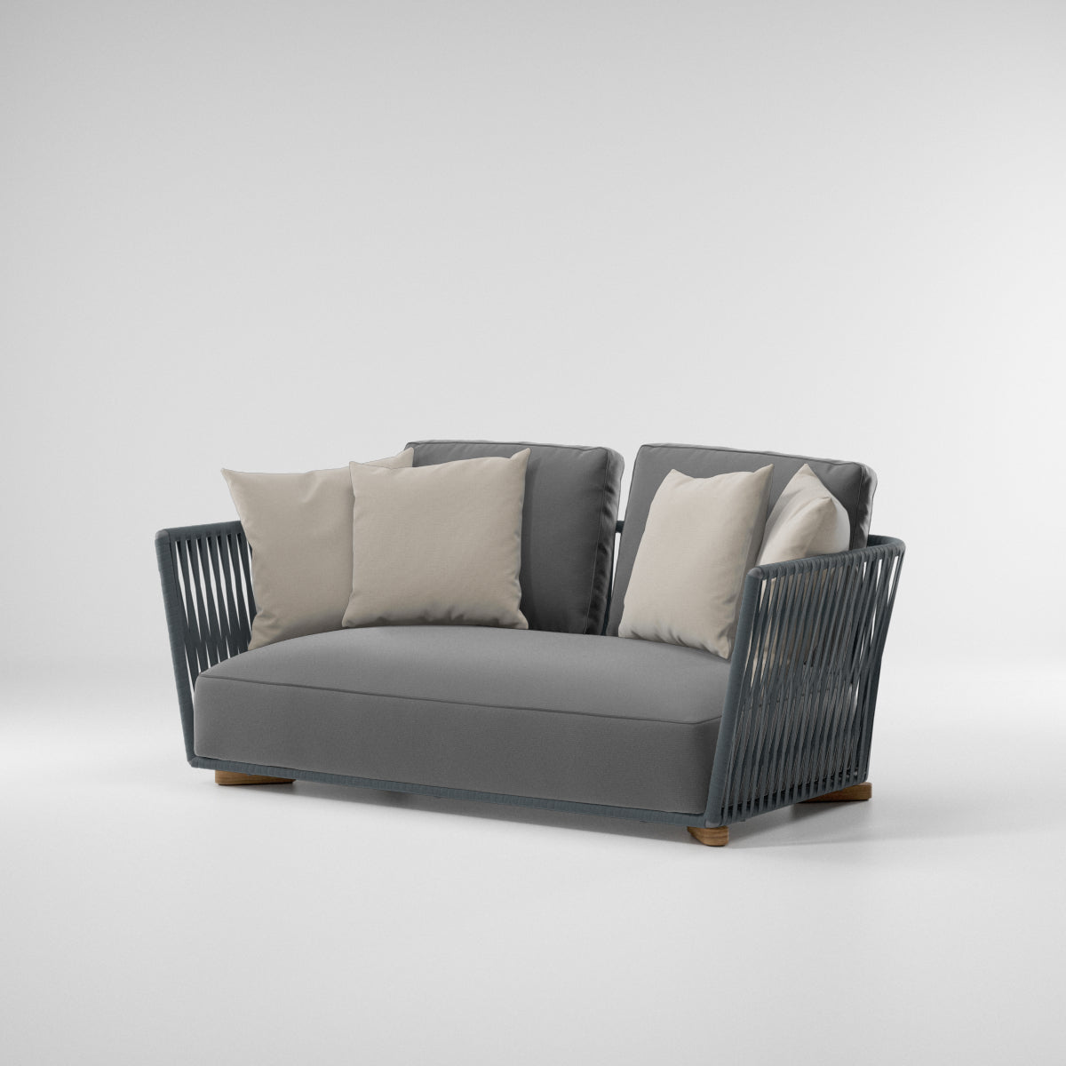 Sofá de 2 plazas Grand Bitta | Cuerda Z02 | Cojín de asiento 02L