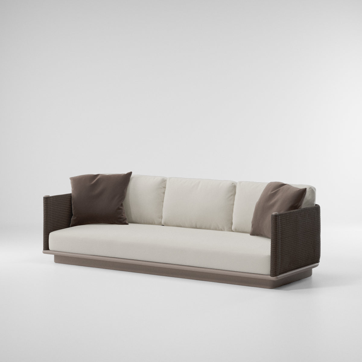 Giro 3-seater sofa | Aluminum base 06C | Soga 485