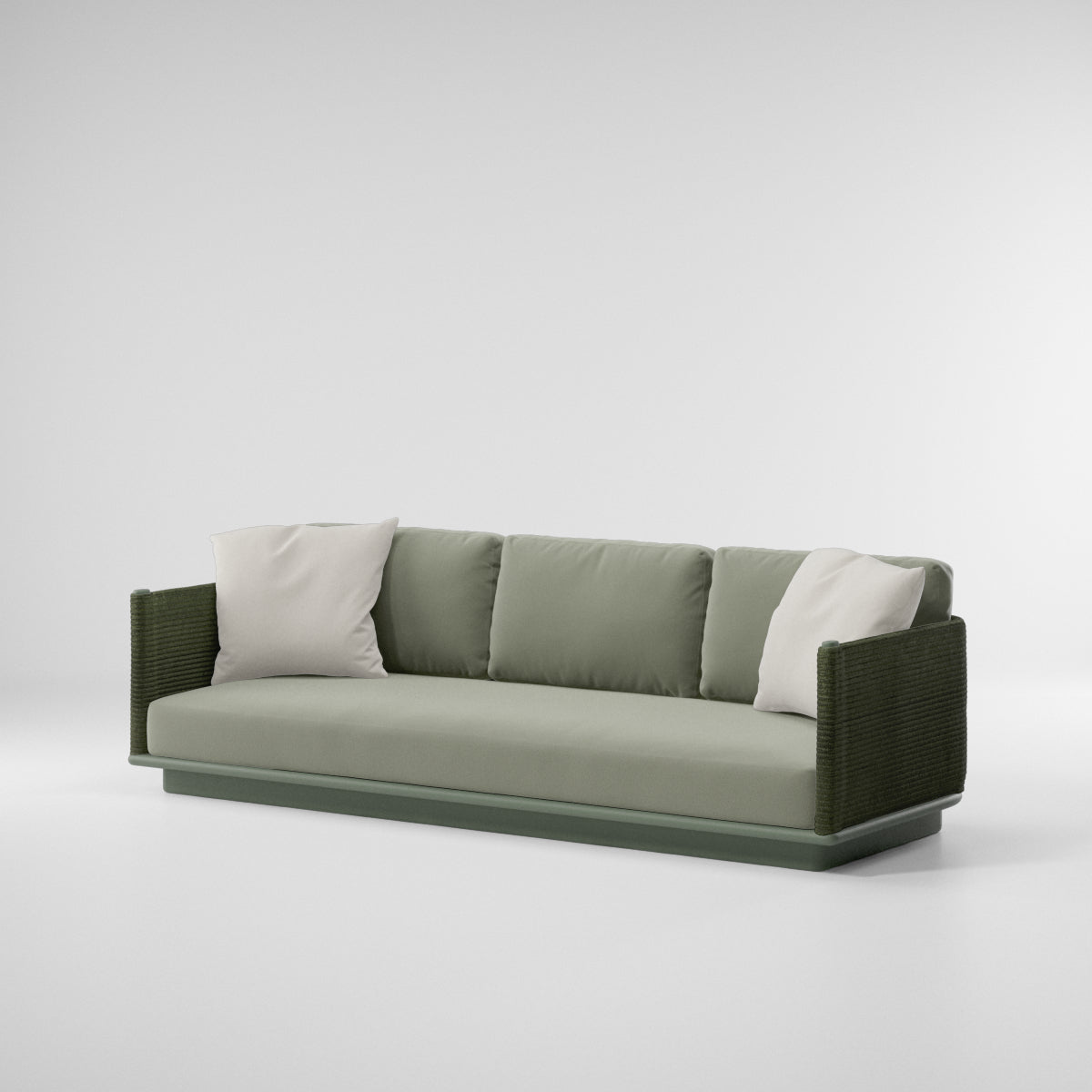 Giro 3-seater sofa | 28C aluminum base | Soga 475