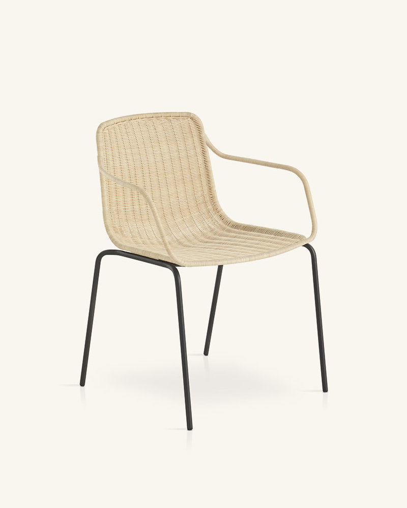 Lapala dining chair with armrests