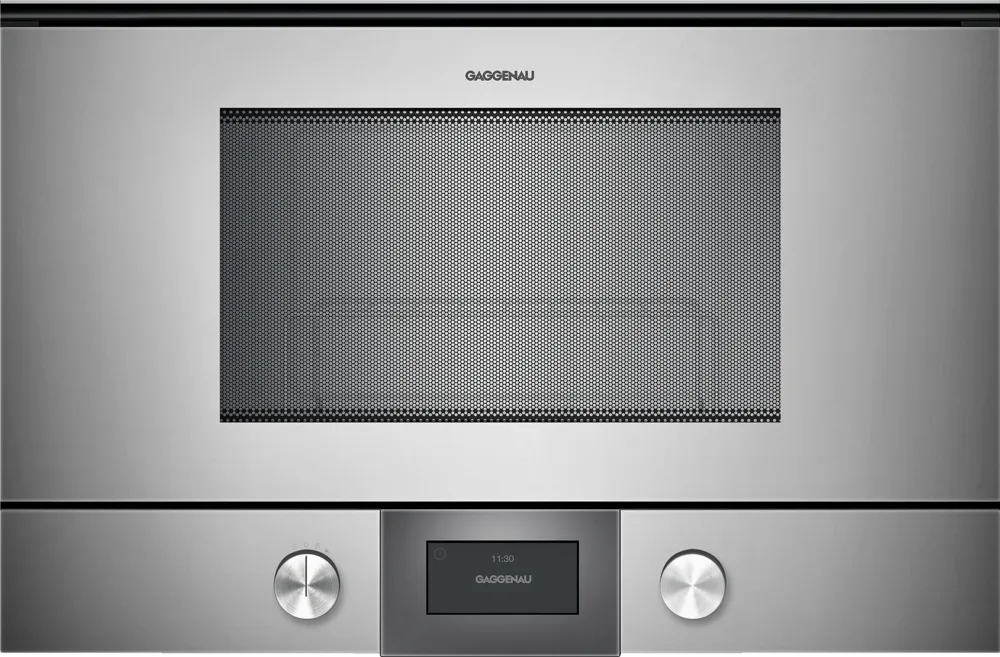 200 Series Built-In Microwave with Right-Hand Door, Metallic