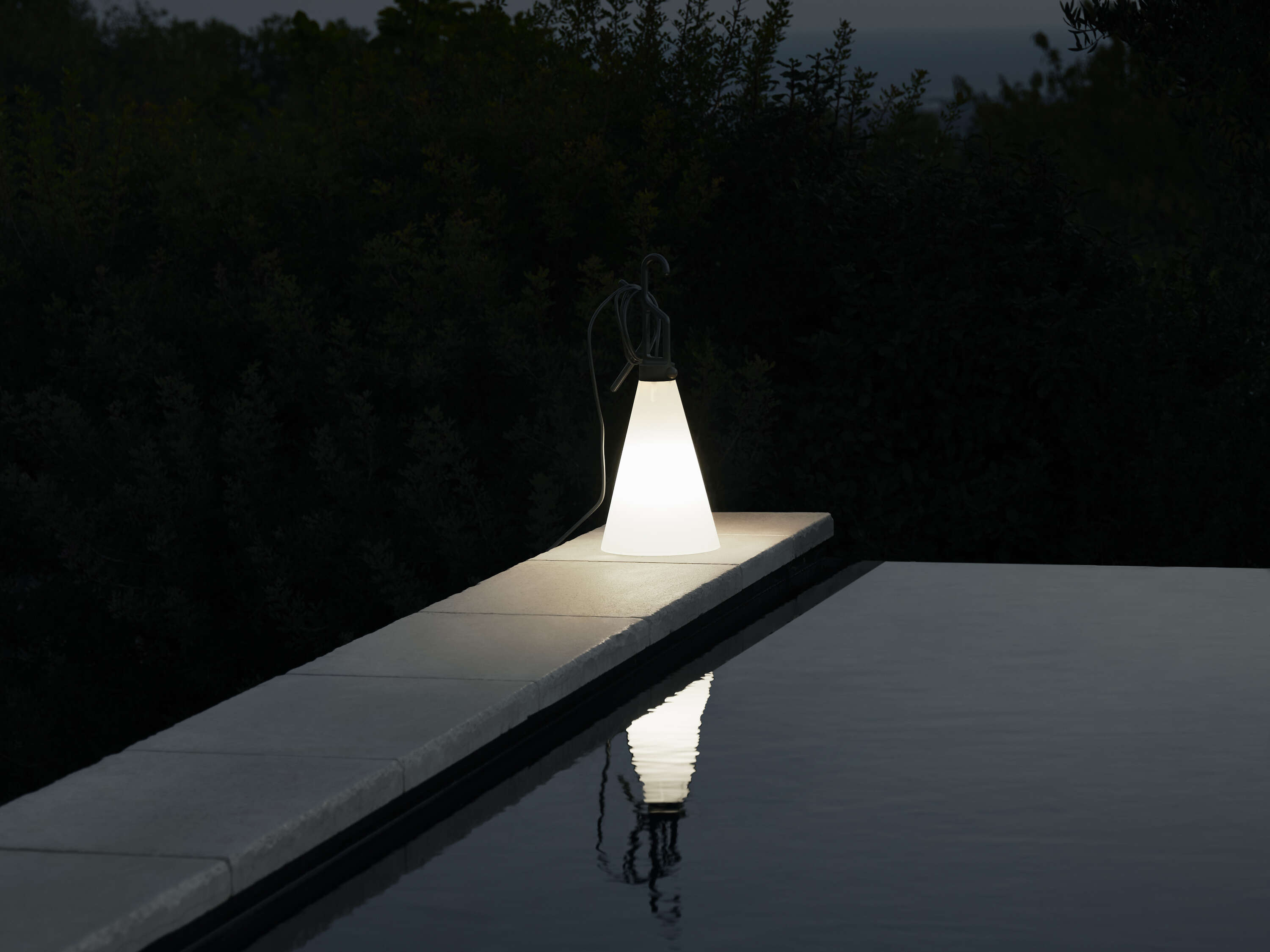 Lámpara de mesa para exterior Mayday