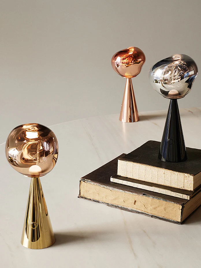 Lámpara de mesa Melt LED Oro