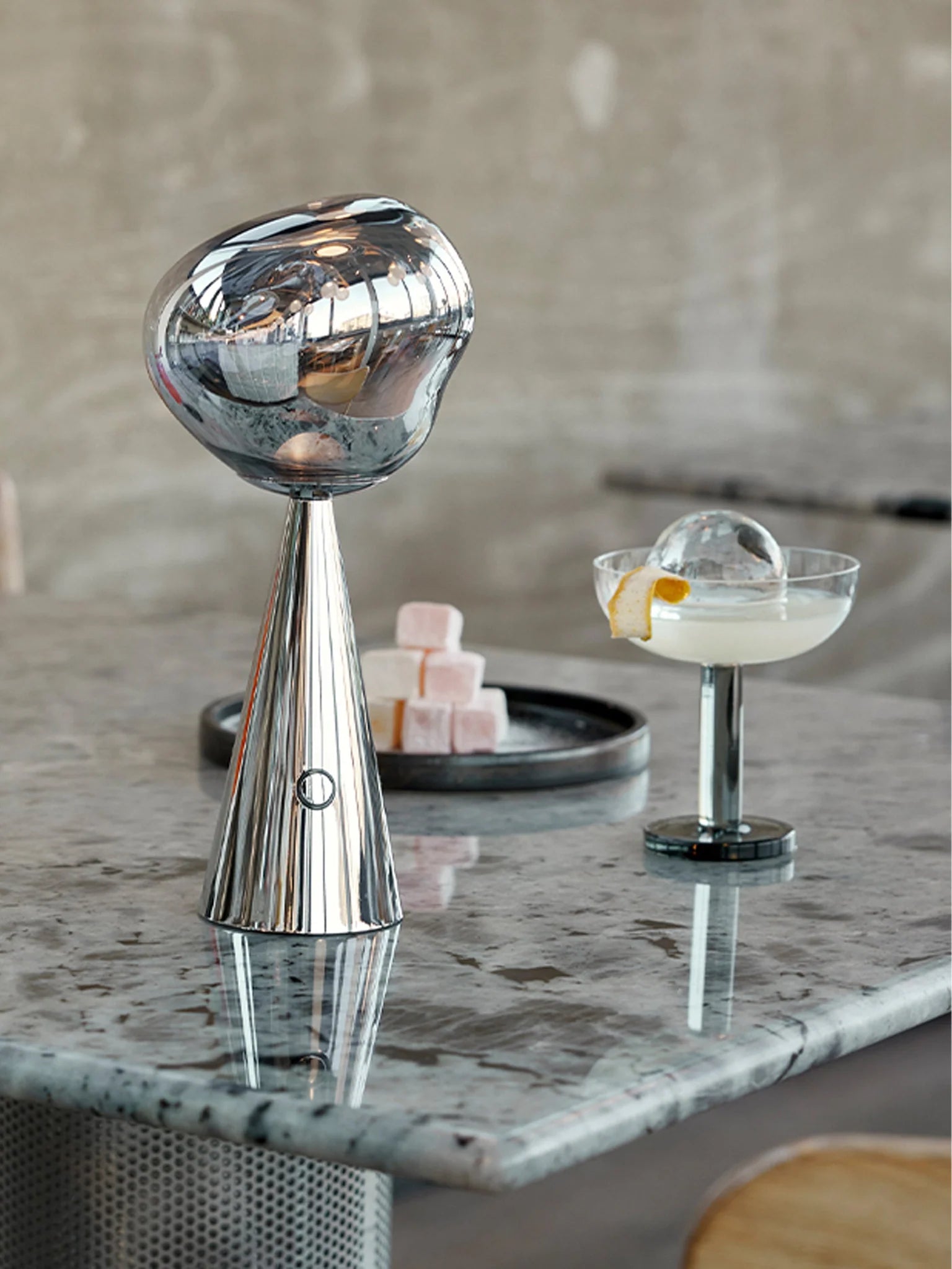 Lámpara de mesa Melt LED Oro