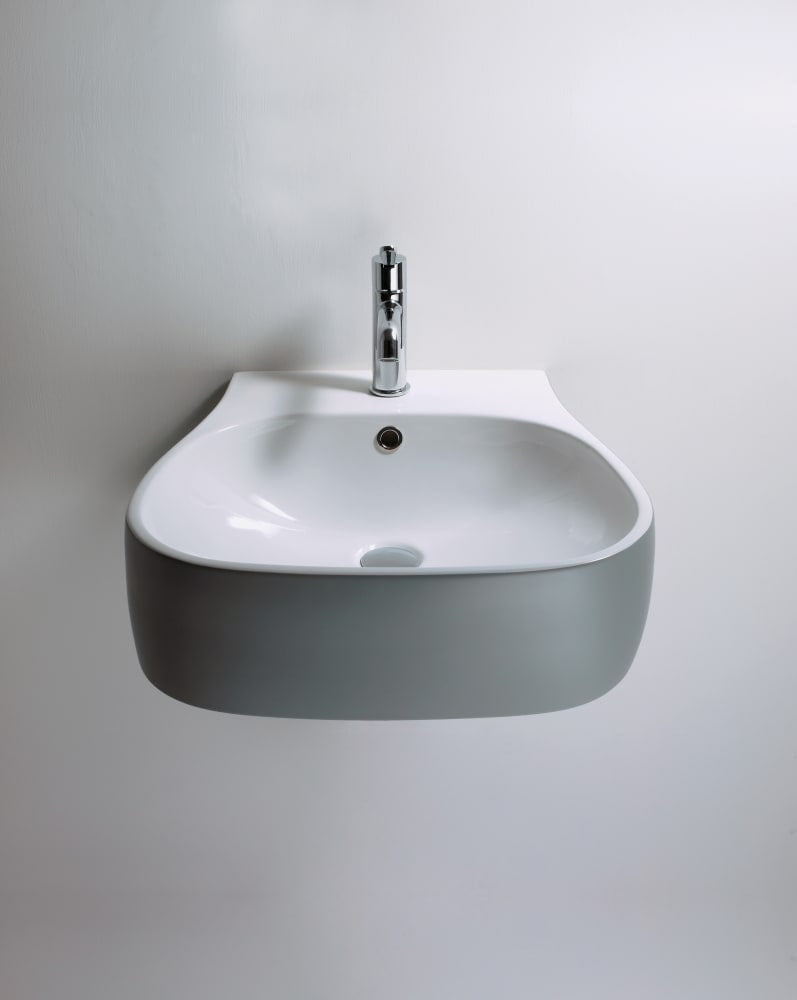 Pear wall-mounted washbasin