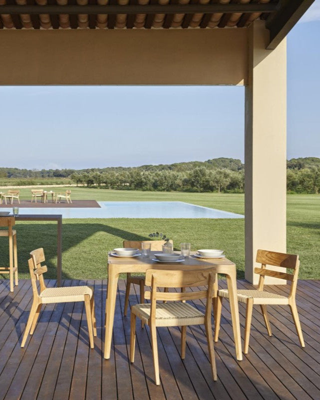 Mesa comedor cuadrada Paralel