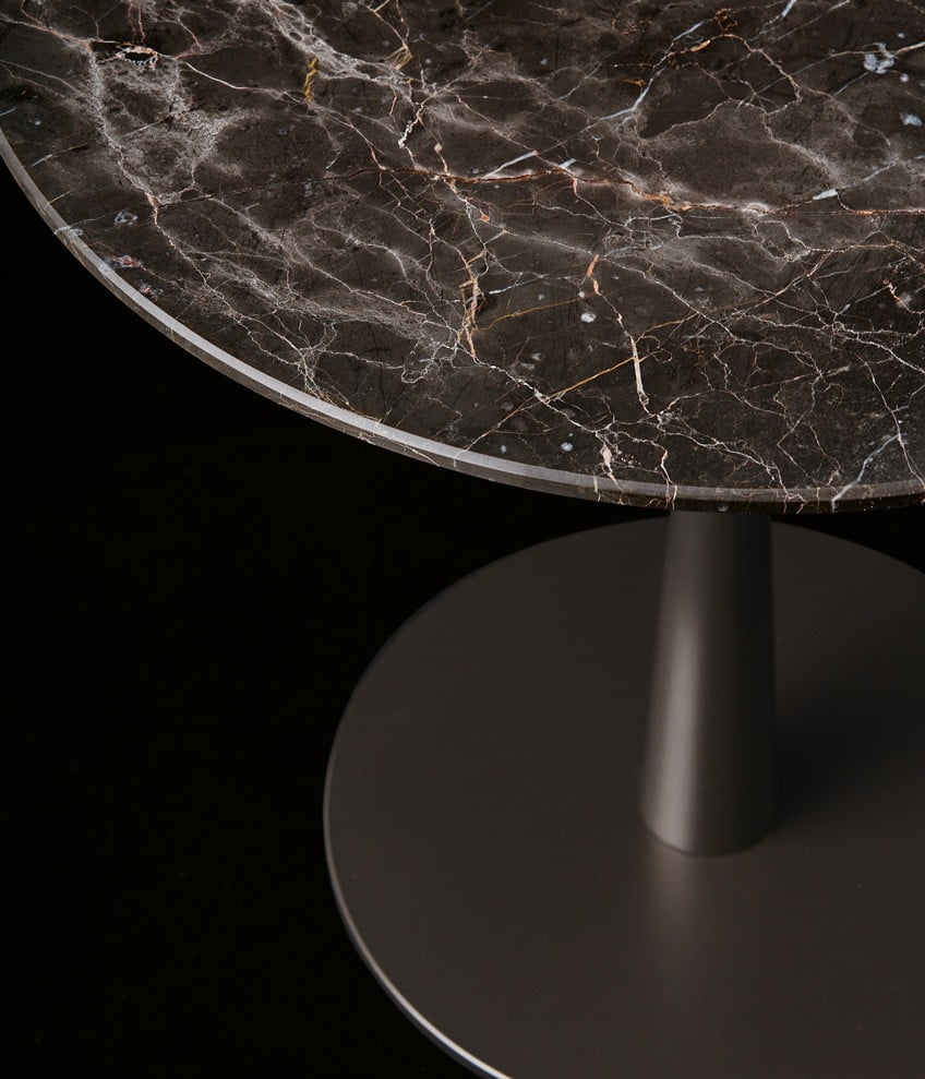 Flute side table Ø50 cm