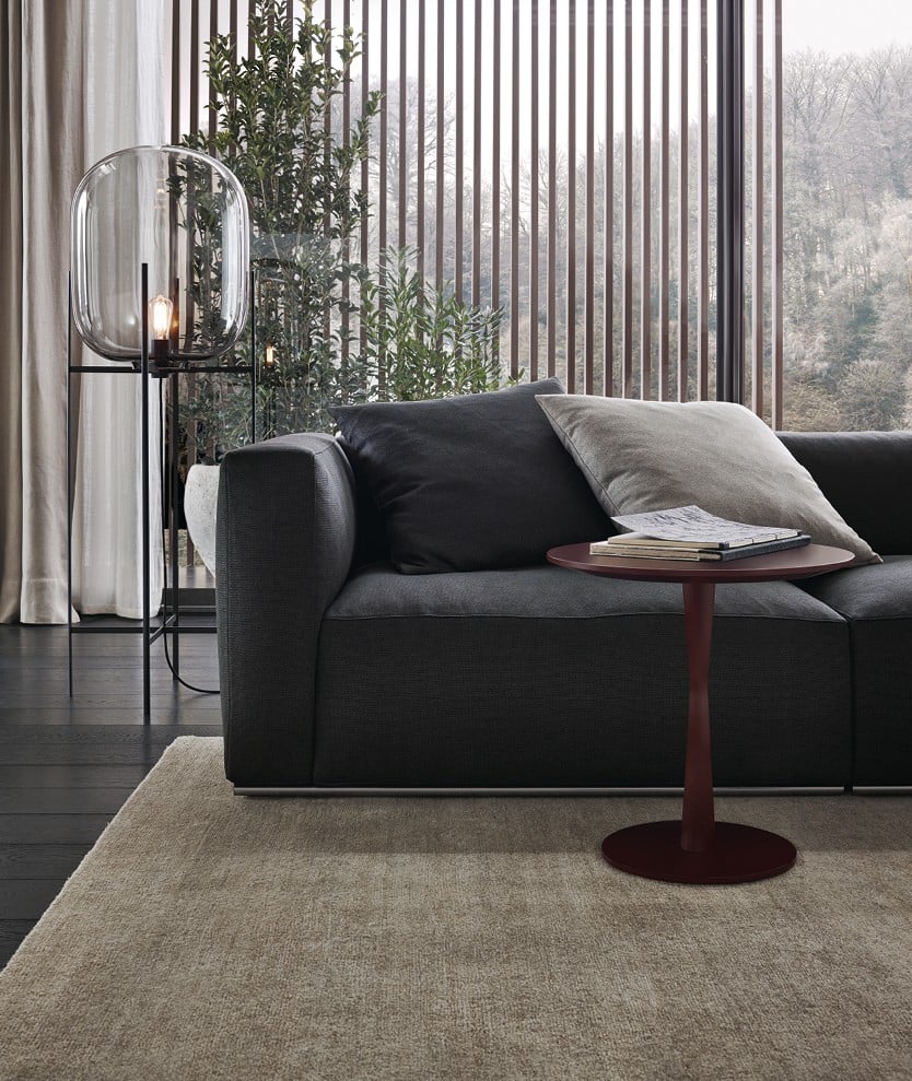 Flute side table Ø50 cm