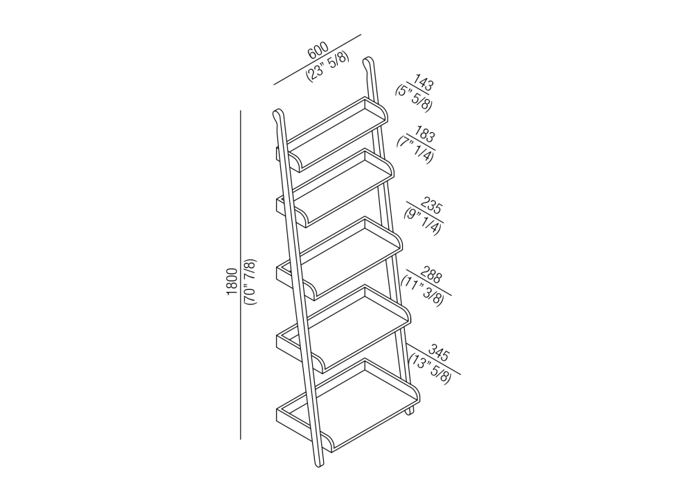 STAIR 'AGAPE' SHELF