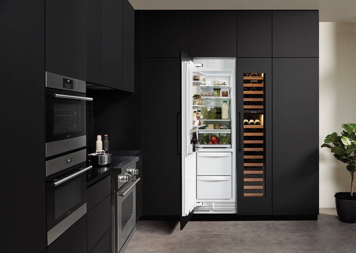 Built-in microwave, Series 200, with left-hand door, Anthracite Grey