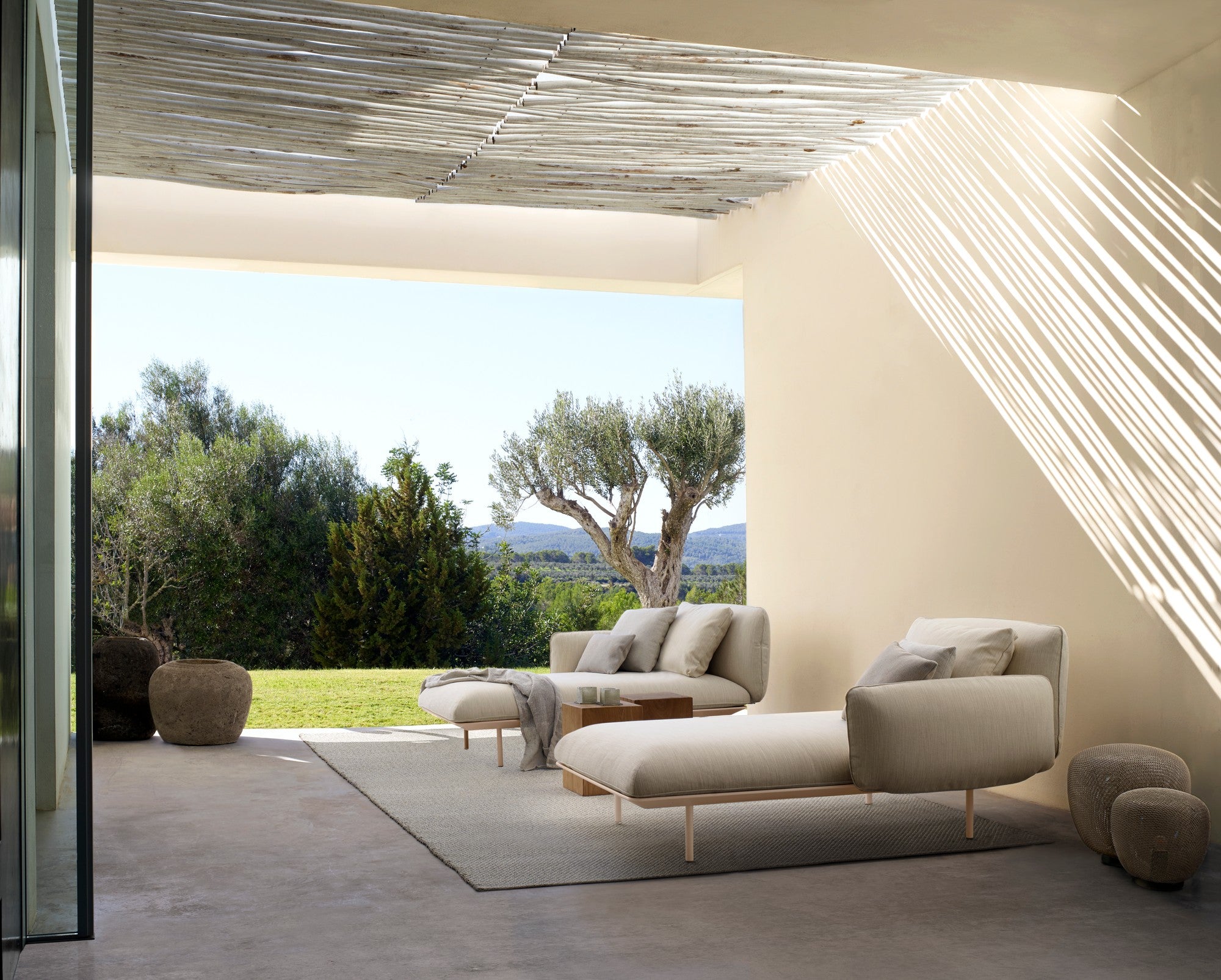 Senja Meridienne modular outdoor sofa