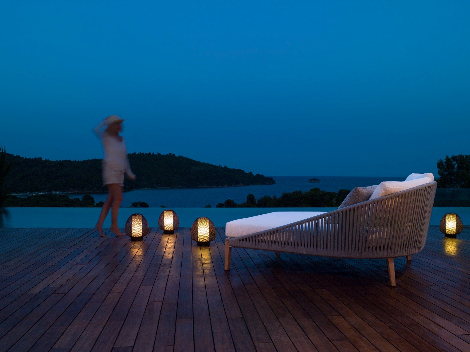 Cama lounge de exterior Mood