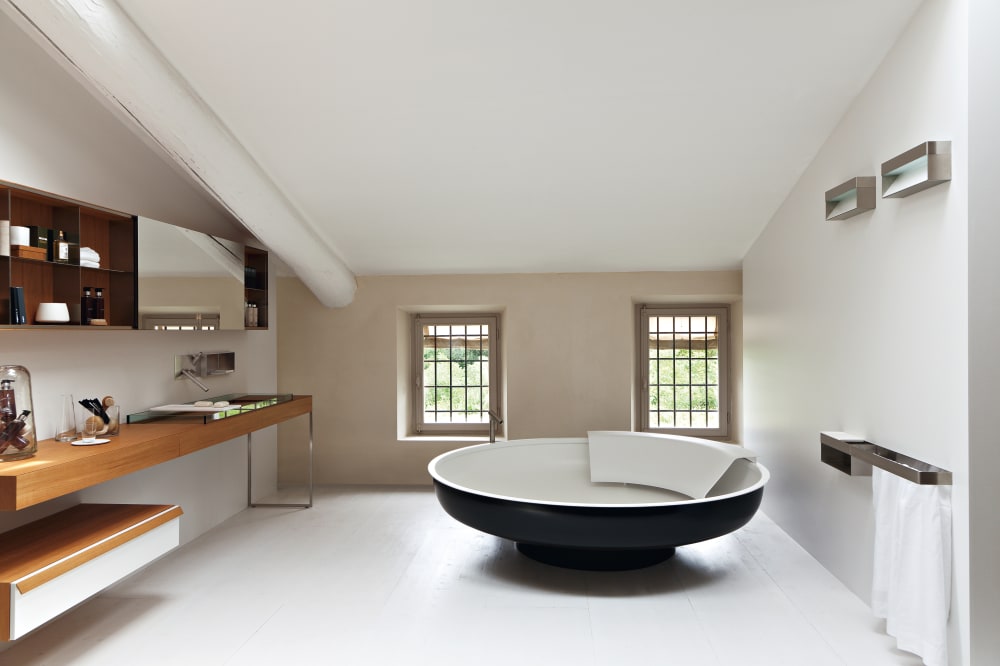 Bañera independiente Ufo exterior