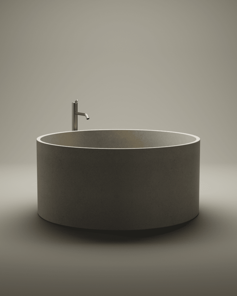 Bañera independiente In-Out cemento para exterior