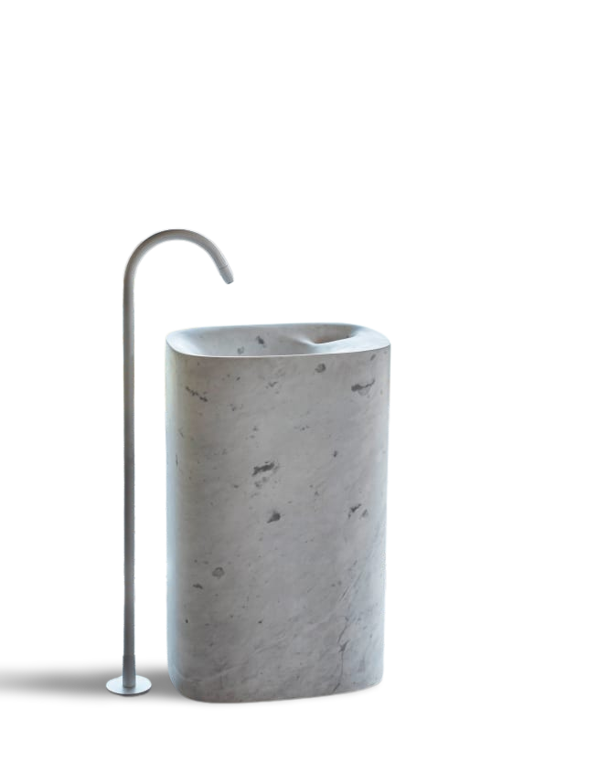 FEZ 2 floor-mounted washbasin spout