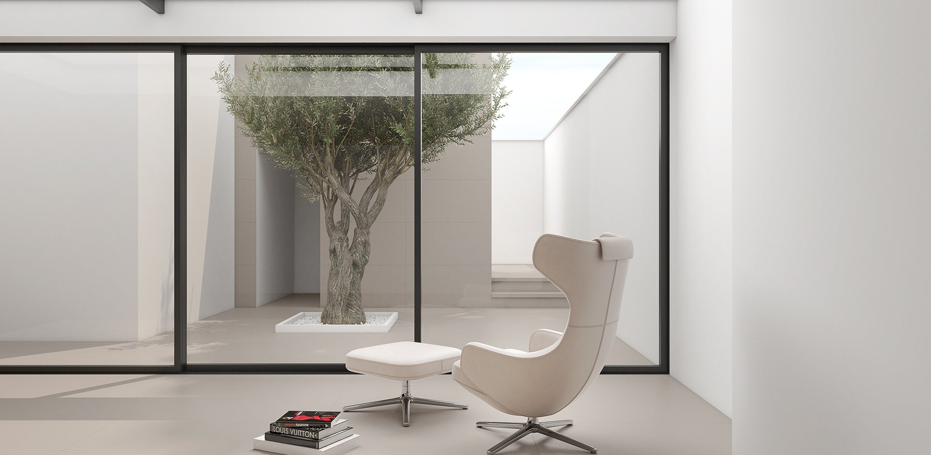 Carpenter White Body Tile Cladding