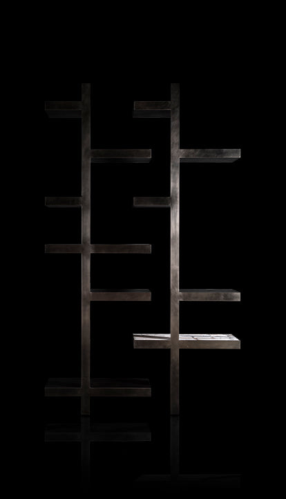 Unicode metal shelving