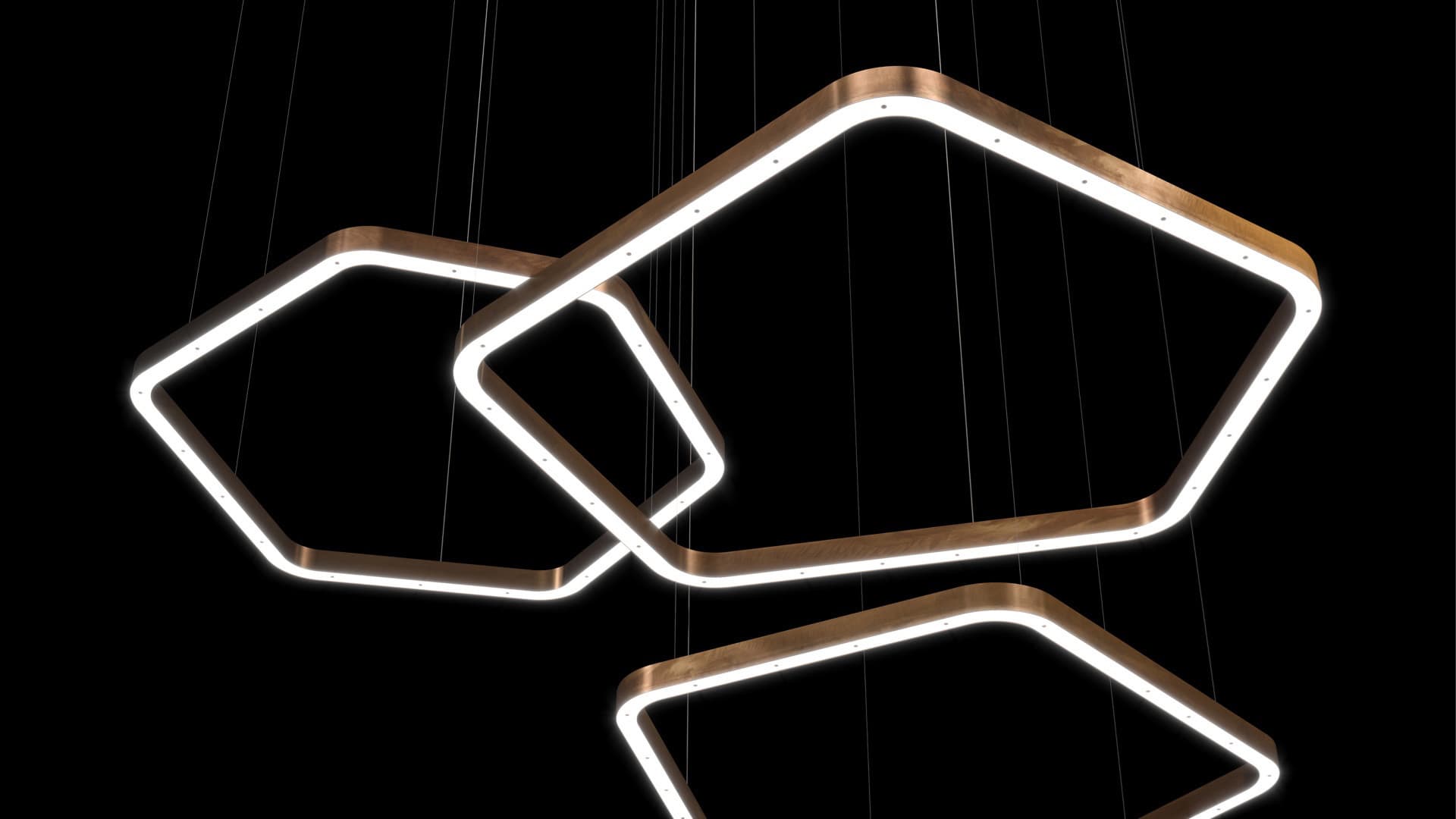 Lámpara de techo Light Ring Polygonal