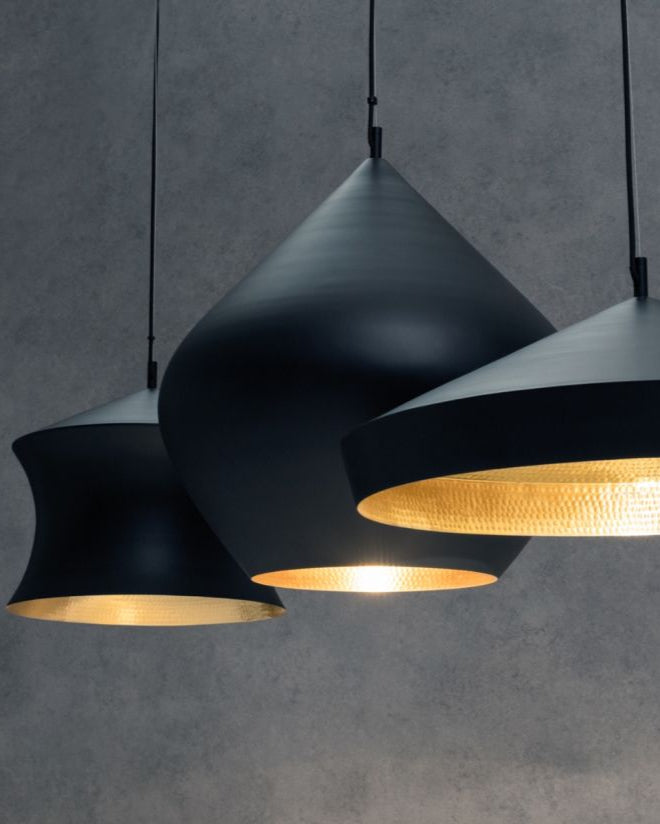 Lámpara de techo Beat LED Fat Pendant Black