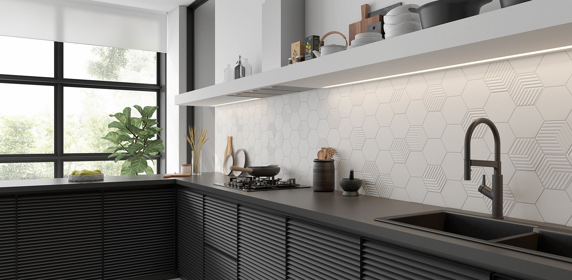 Carpenter White Body Tile Cladding
