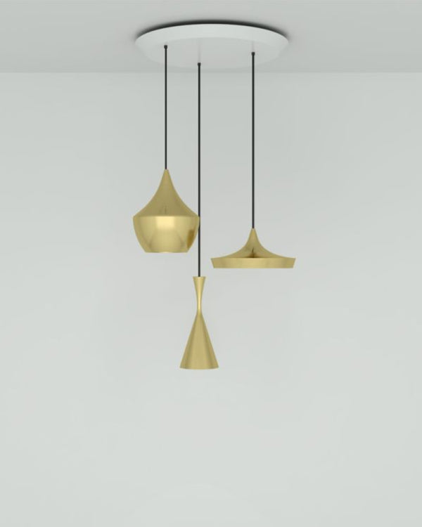 Lámpara de techo colgantes Beat Trio Round Led