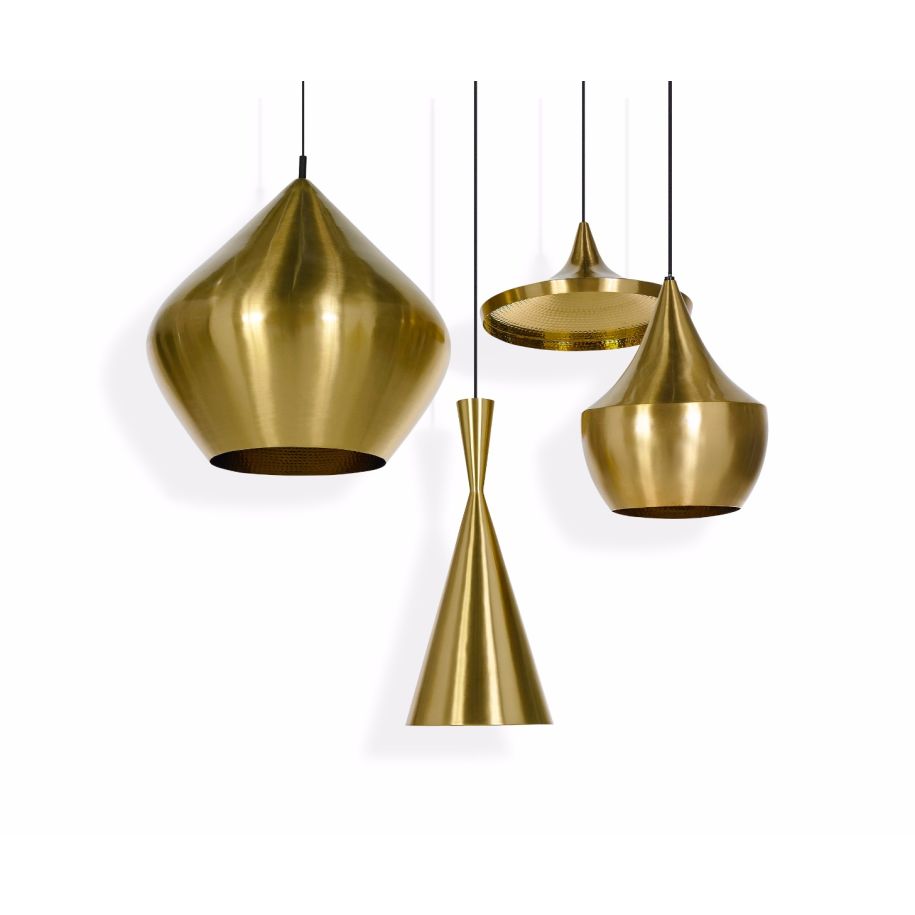Lámpara de techo Beat LED Fat Pendant Brass