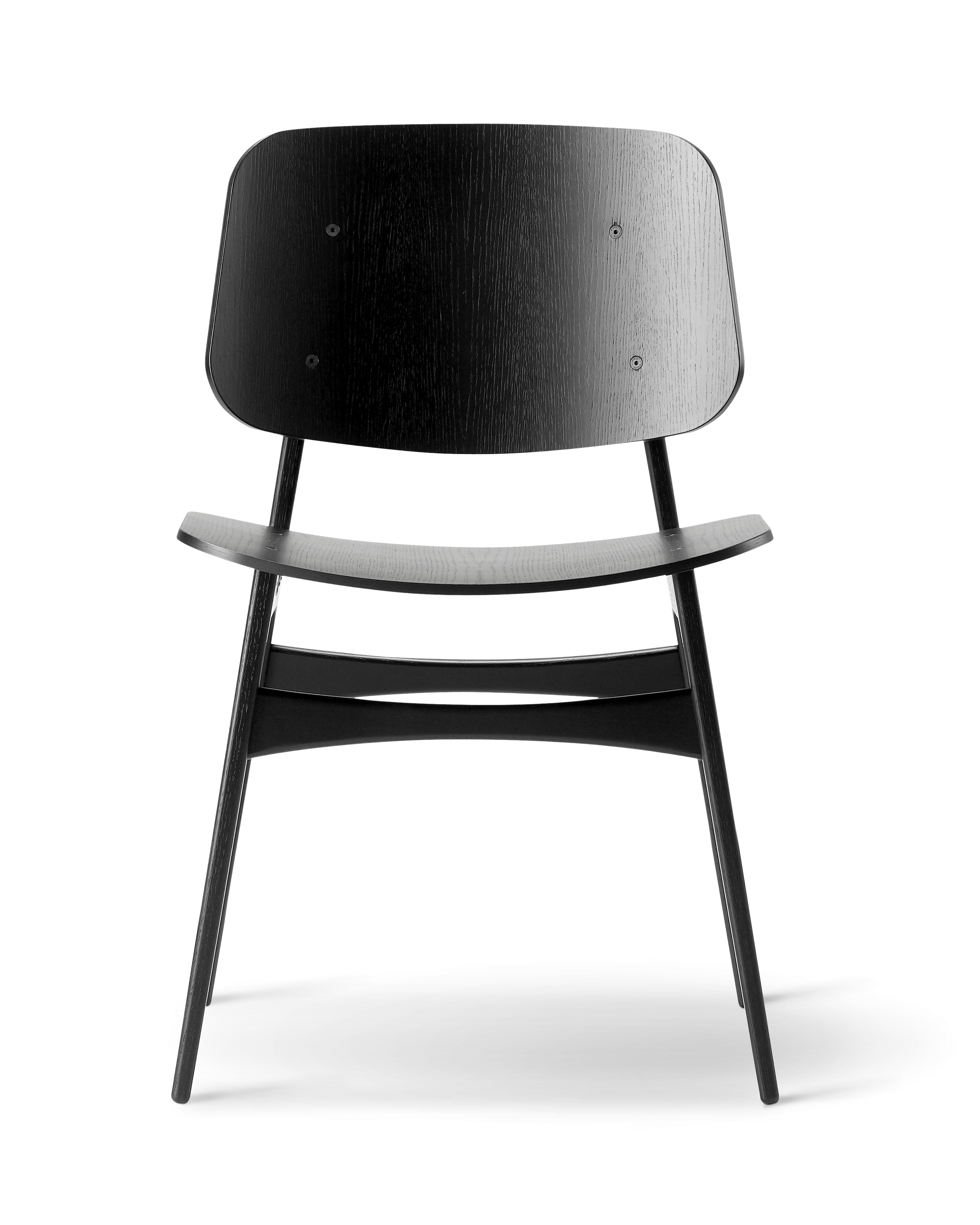 Søborg dining chair with wooden base