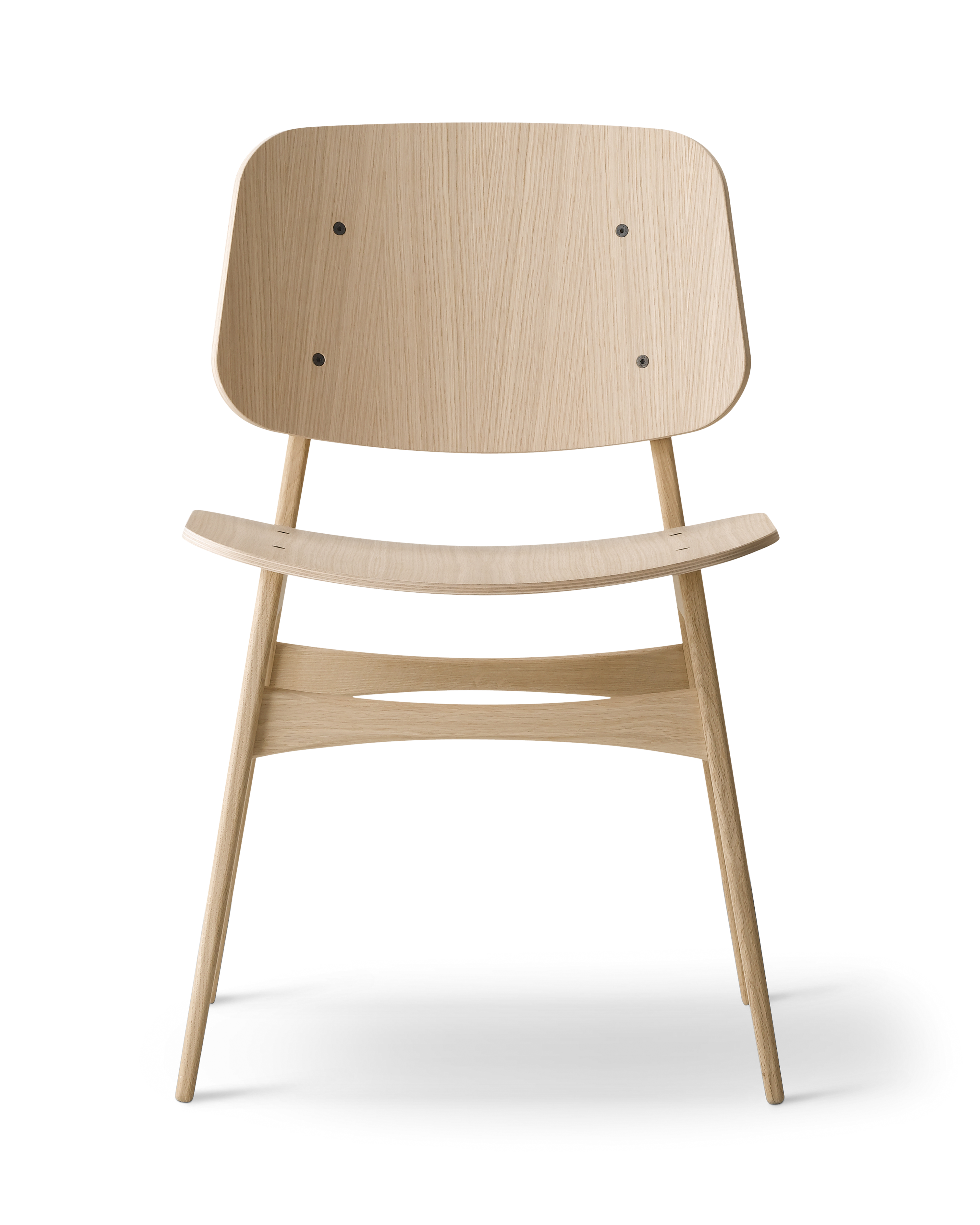 Søborg dining chair with wooden base
