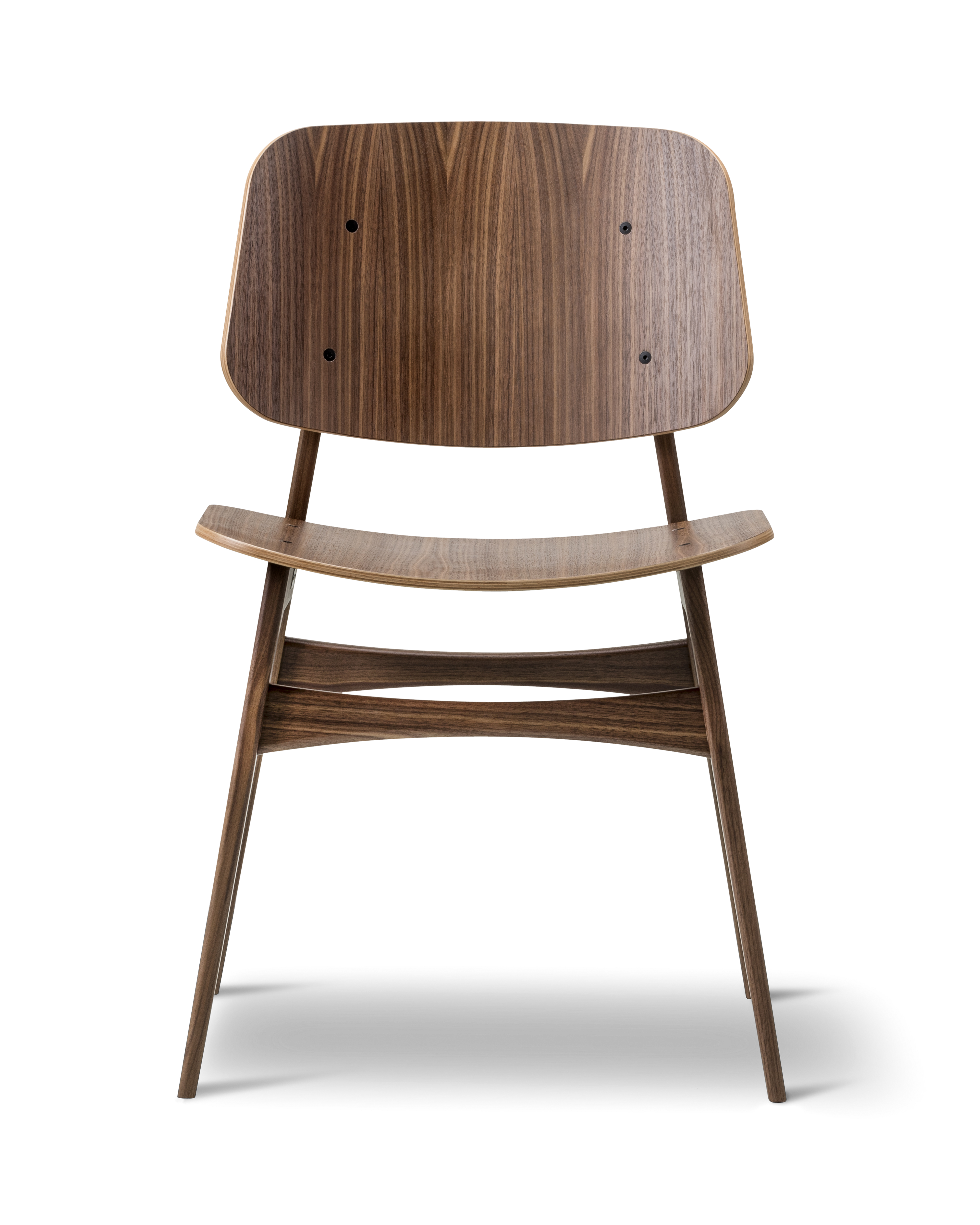Søborg dining chair with wooden base