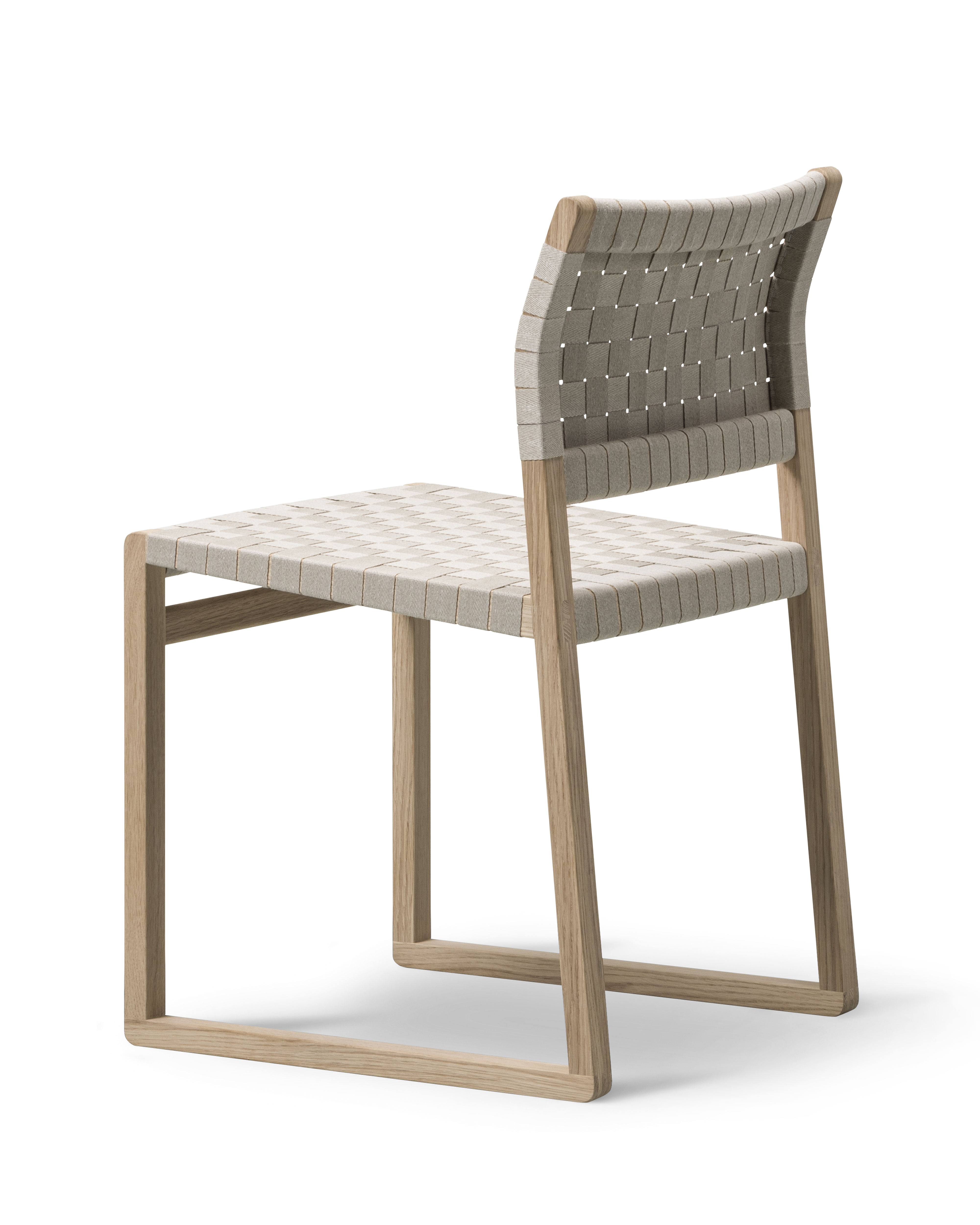 BM61 Linen Webbing Dining Chair
