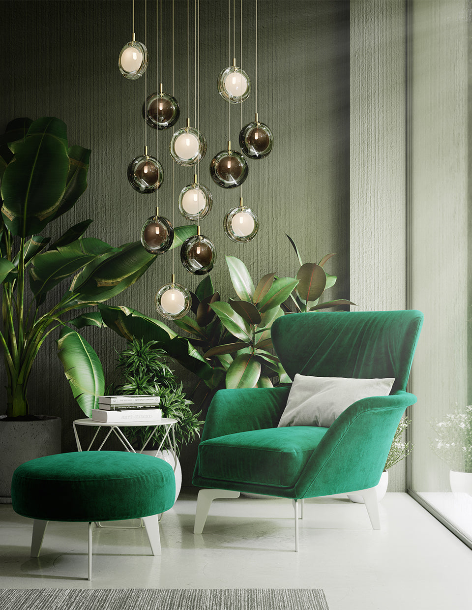 Lámpara de techo Lens Single