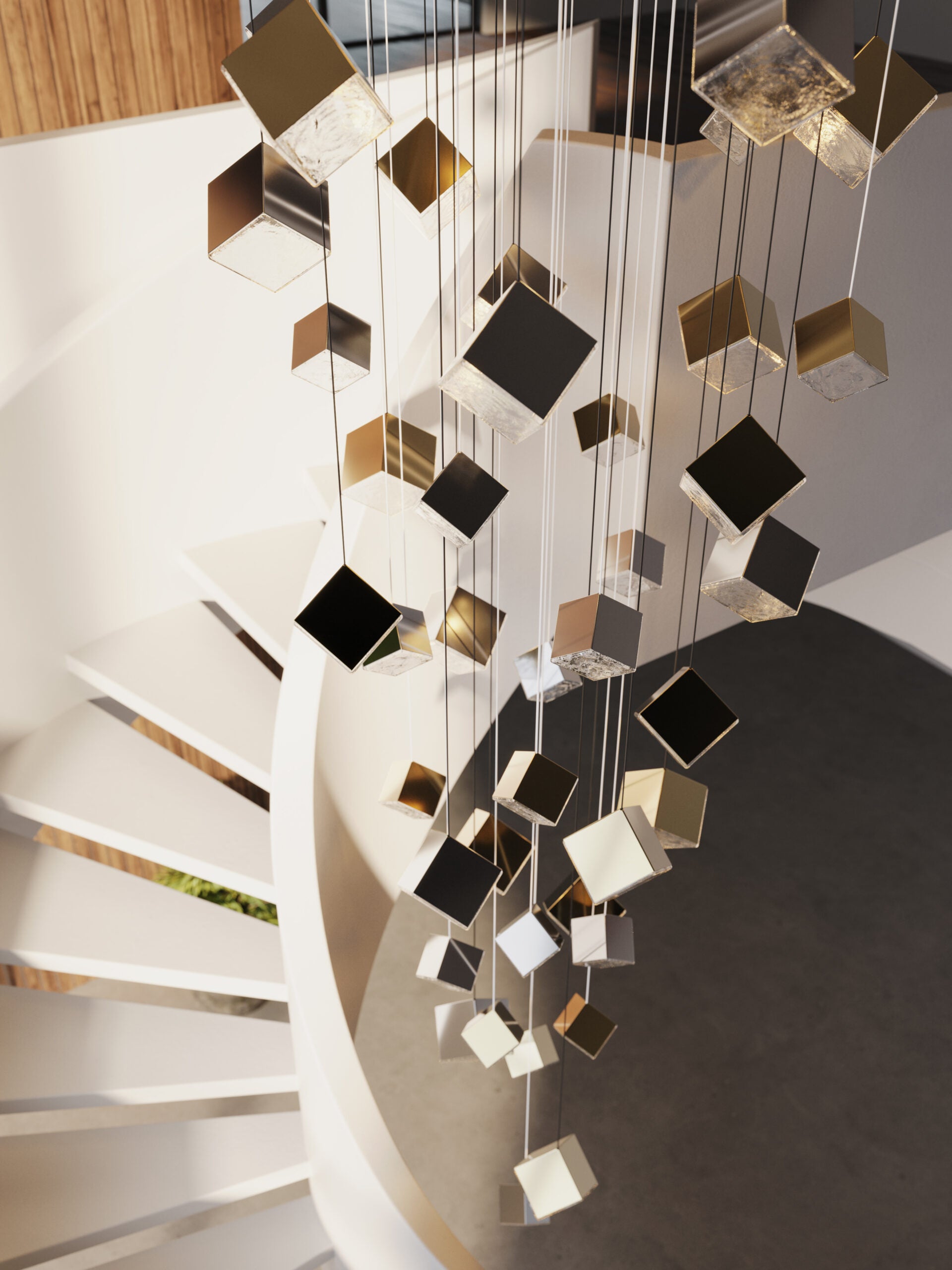 Lámpara de techo Pyrite Chandelier