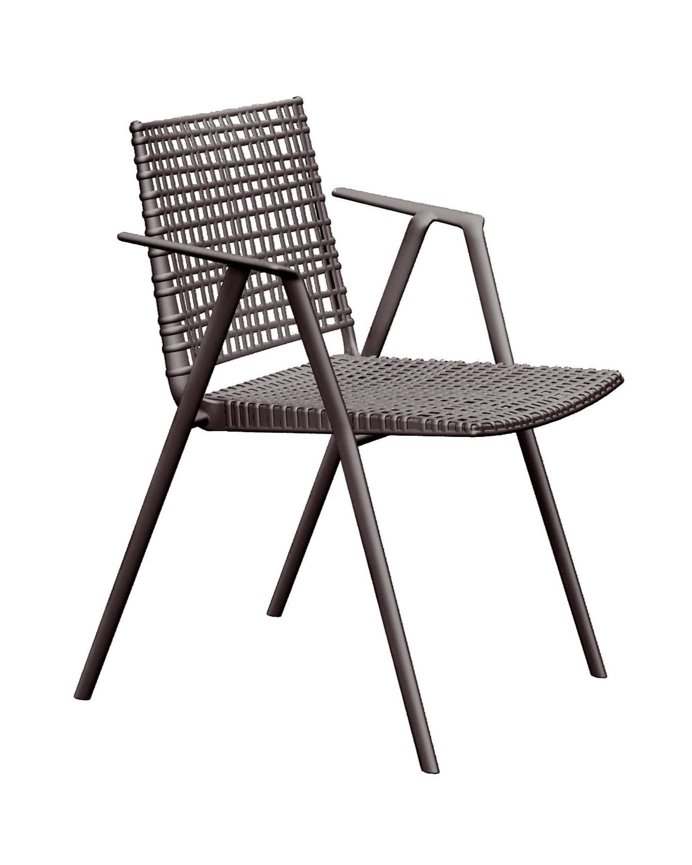 Branch outdoor dining chair with arms