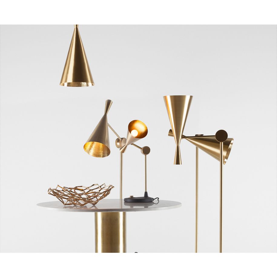 Lámpara de techo Beat LED Fat Pendant Brass