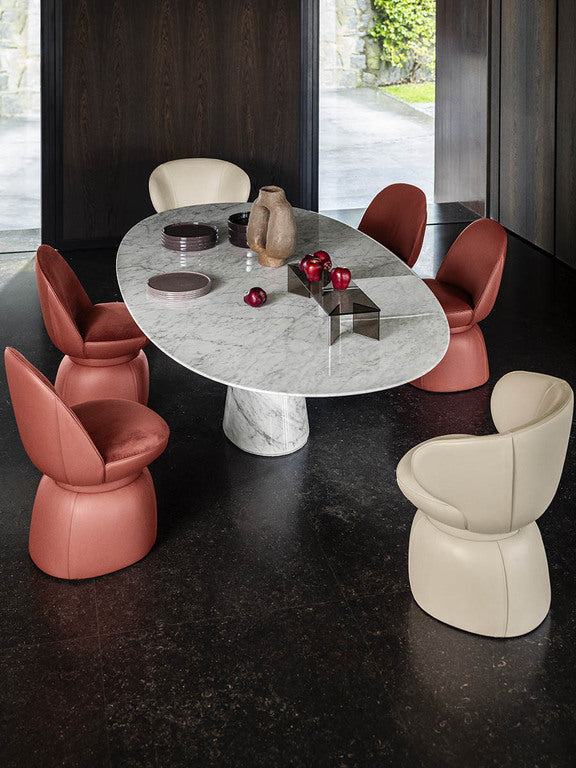 Bourgeois oval dining table