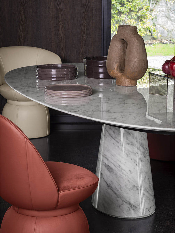 Bourgeois oval dining table
