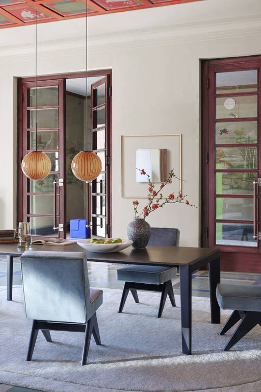 Mesa de comedor extensible Longplane
