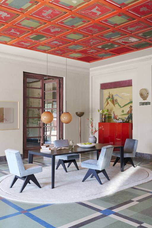 Mesa de comedor extensible Longplane