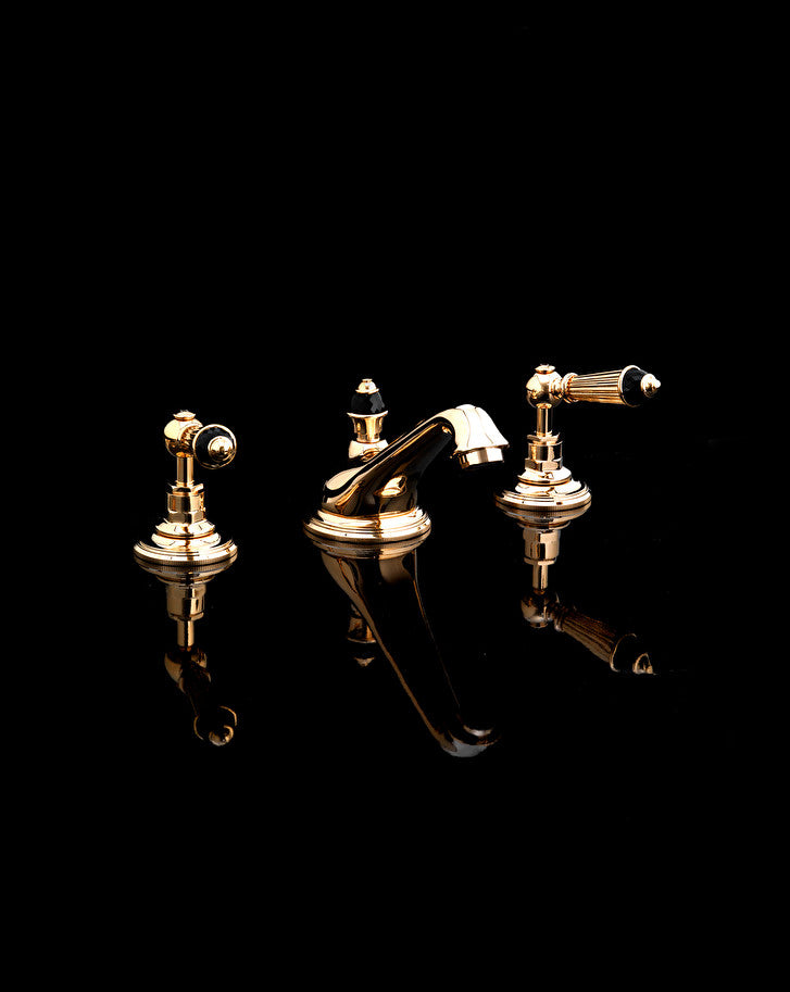 Black Diamond bathroom sink set