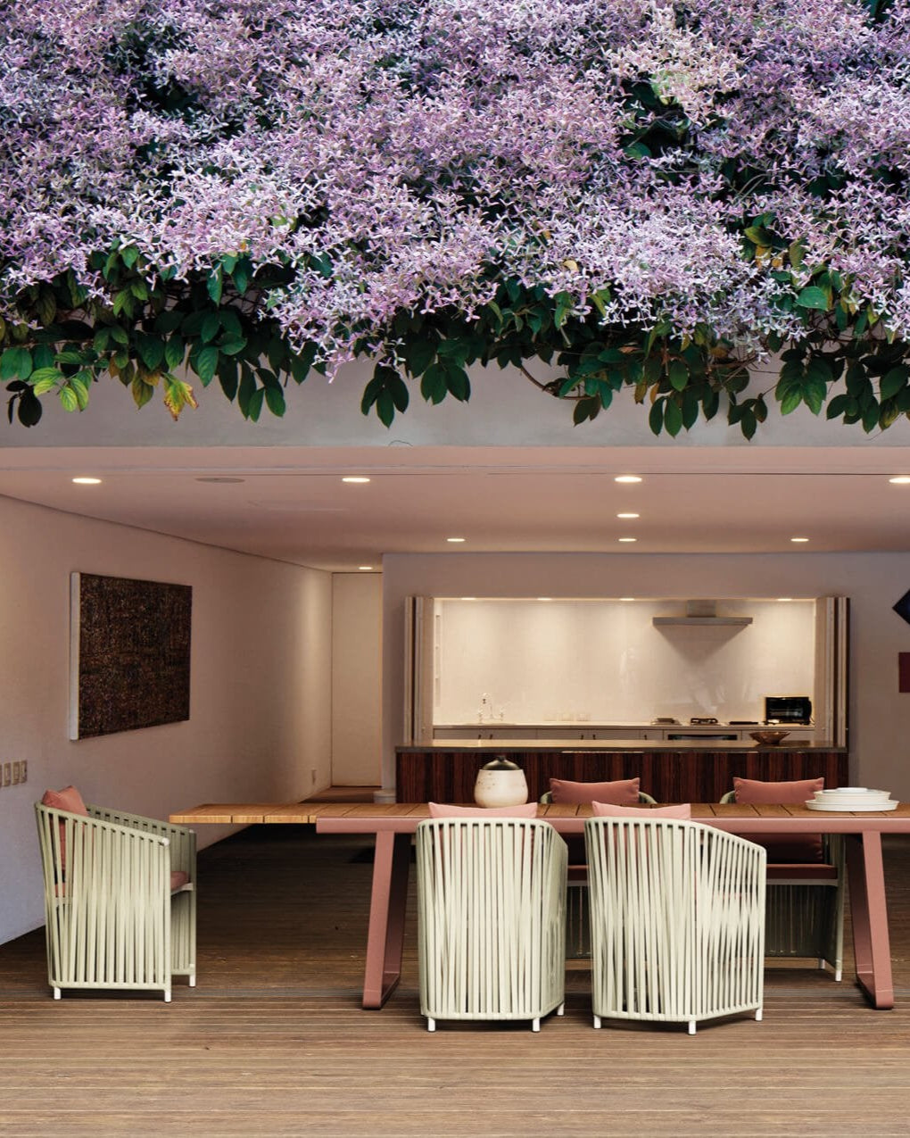 Bitta Lounge Dining Chair | Rope Z01 | Seat 01L