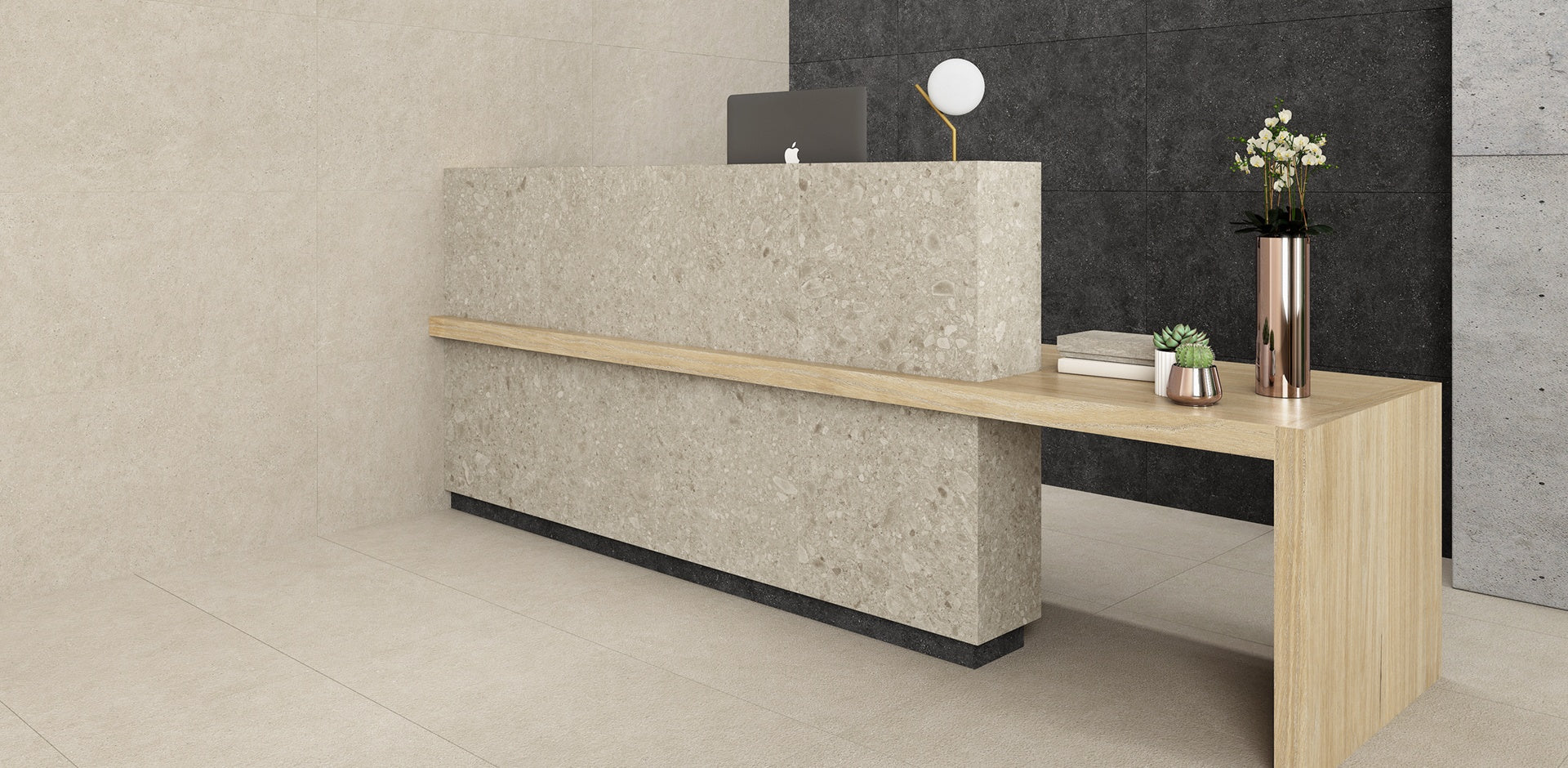 Revestimiento porcelánico colección Flodsten