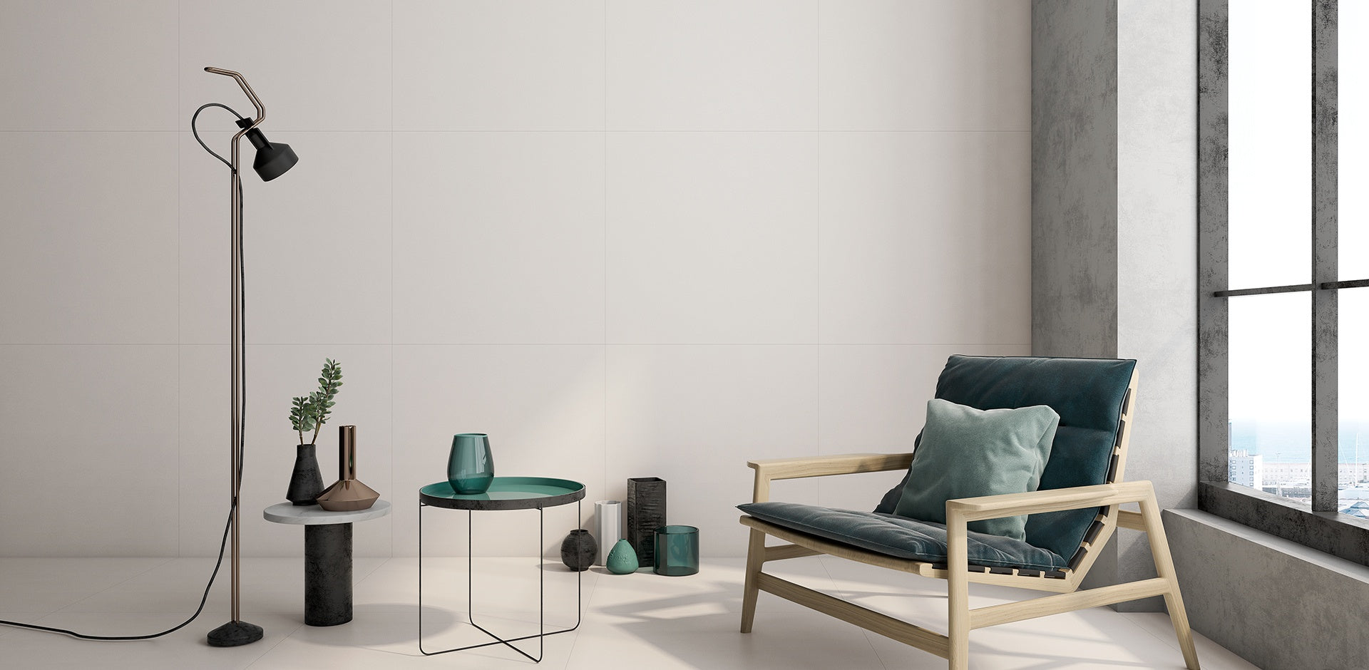 Carpenter White Body Tile Cladding