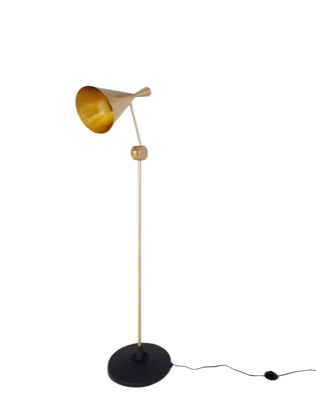 Lámpara de pie Beat | Latón