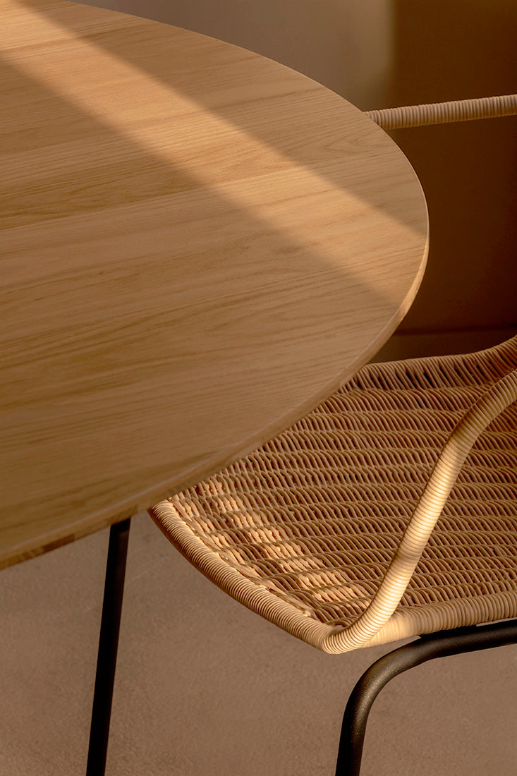 Lapala dining chair with armrests