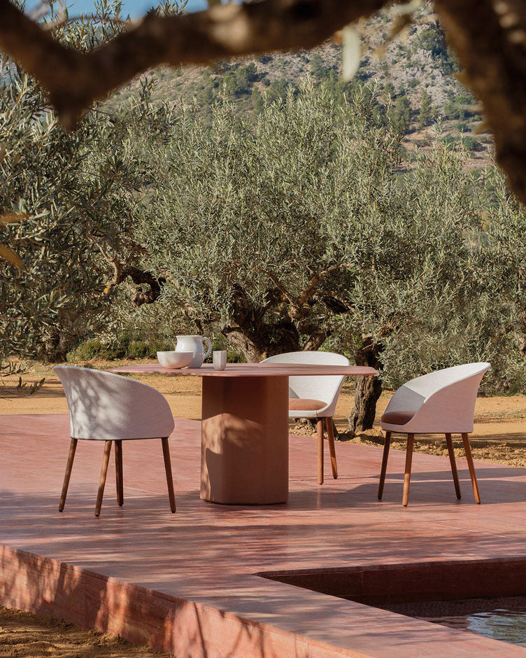 Mesa de comedor hexagonal de exterior Talo