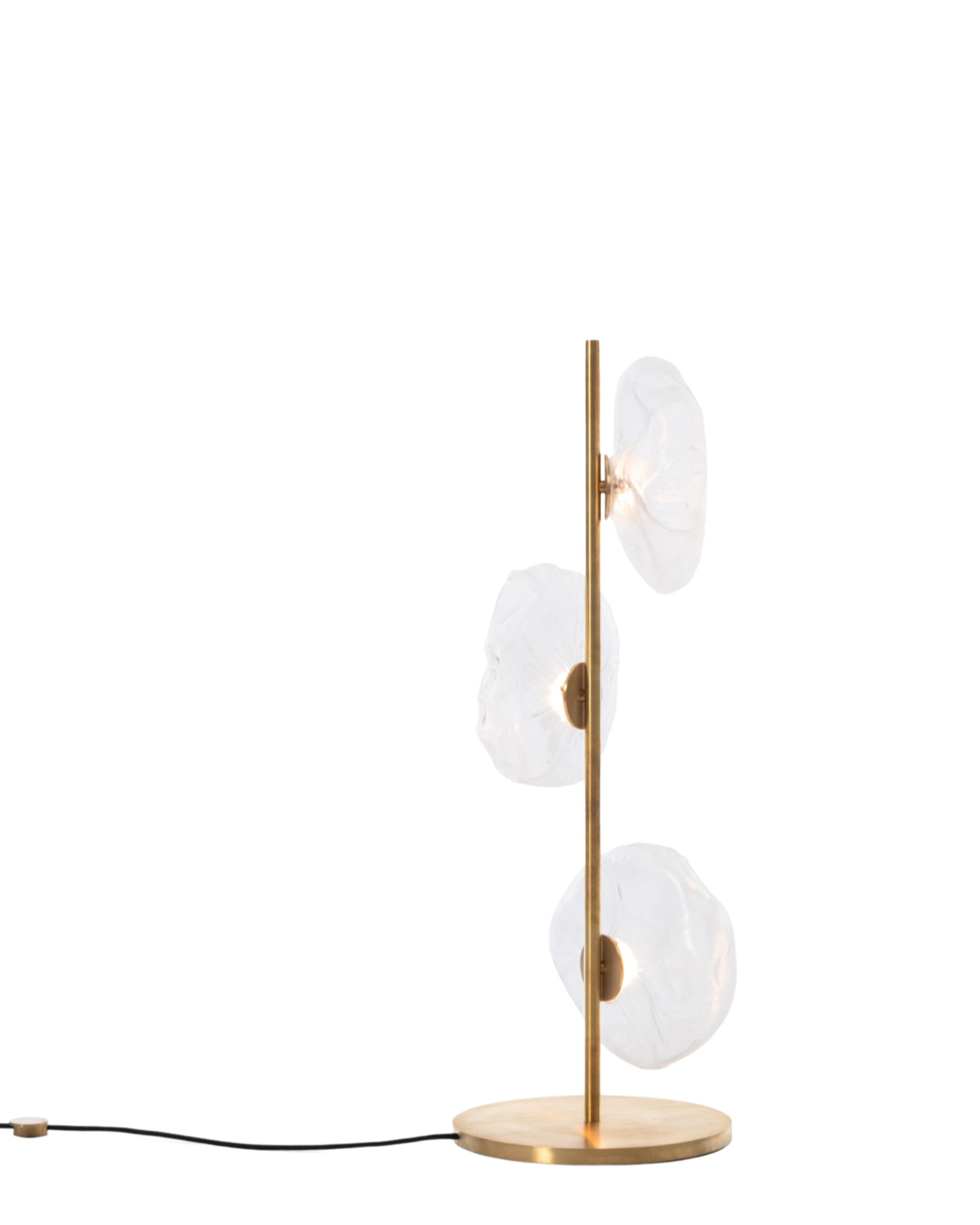 Floor lamp 73.3 Stem Floor Short Clear | Brass Stem